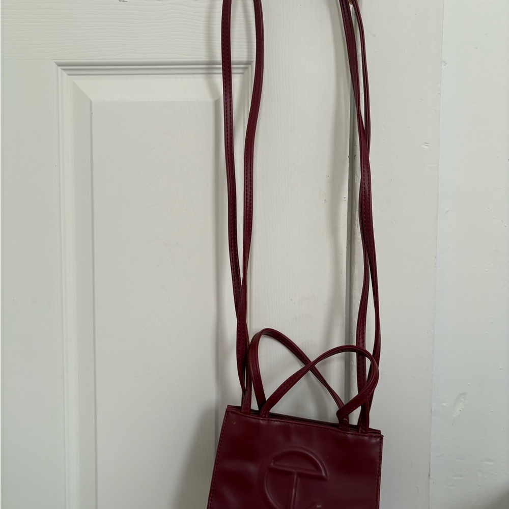 Telfar Women's Deep Red Crossbody Bag